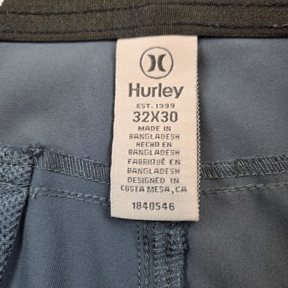 Hurley Water Repellent Hybrid Performance Stretch Pants Men's 32x30 Gray Golf - Picture 3 of 13